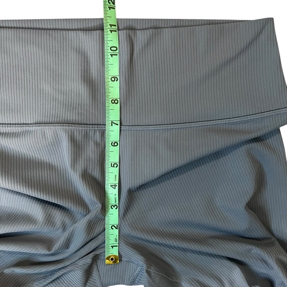 ATHLETA • Transcend Rib High-Rise 7/8 Legging Shadow Blue Size L - Picture 13 of 15